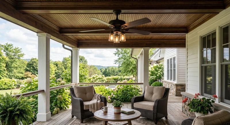 Porch Fan Installation in Conroe, TX